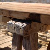 Vintage trestle table