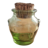 Bubbled glass spice jar