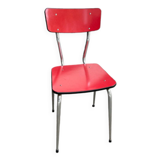 Chaise formica rouge