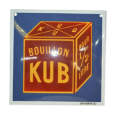 Enamelled plate "kub broth"