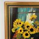 Oil on canvas sunflowers