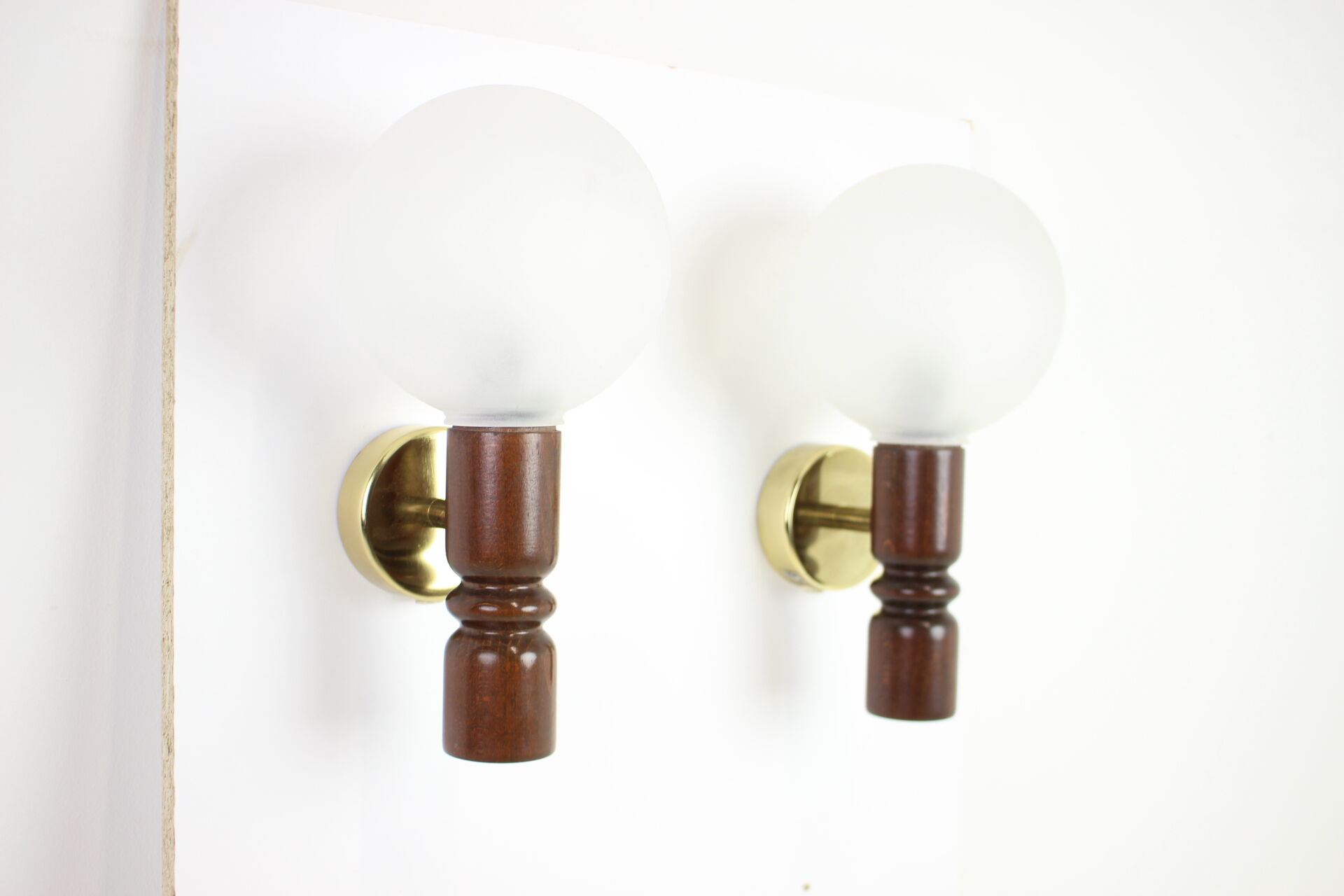 Mid-century wall lamps by pokrok zilina, 1970's