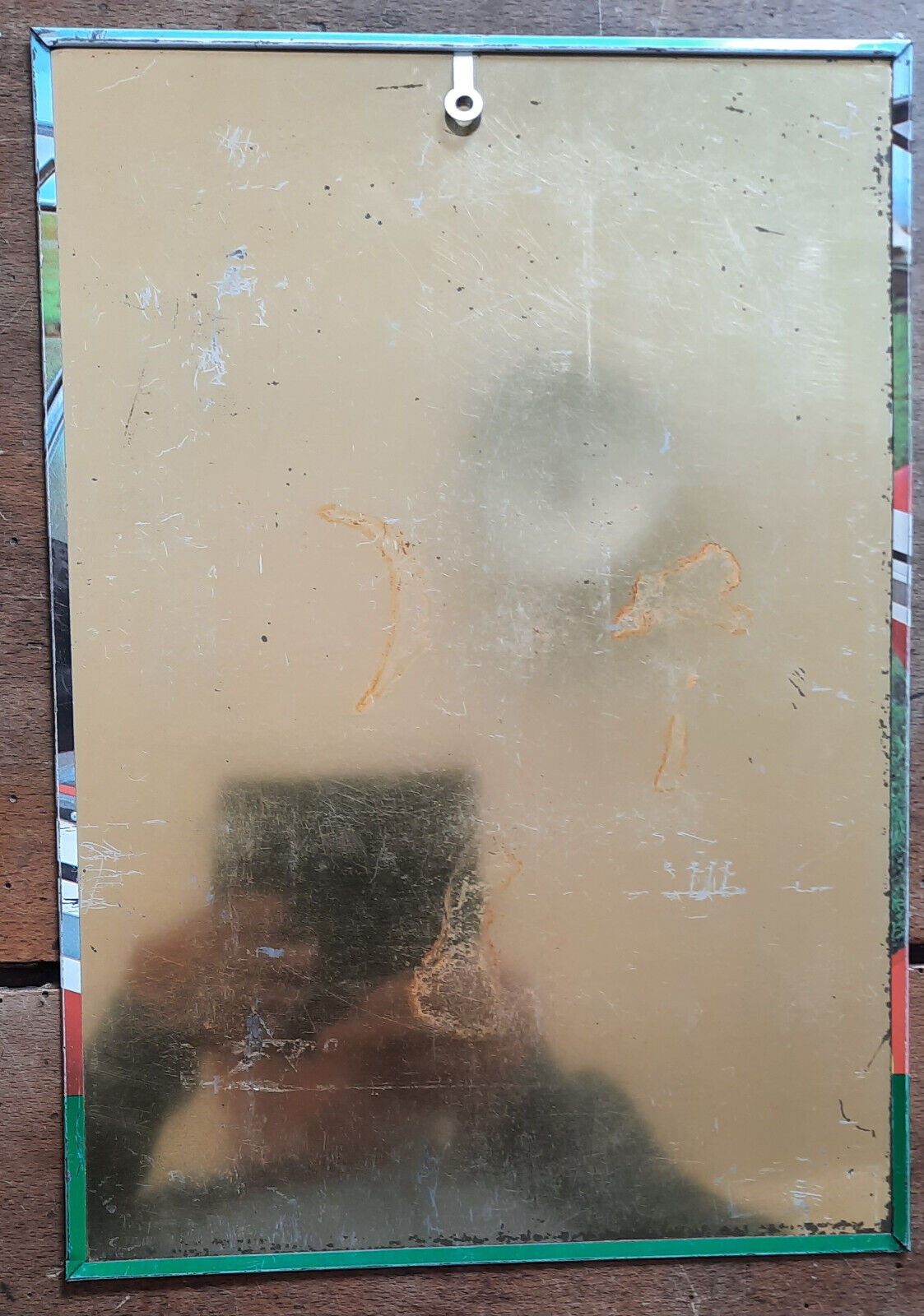 Old sheet metal plate "SEDAN Bière de l'Est" Airplane 24x34cm 60's