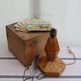Wooden lamp foot