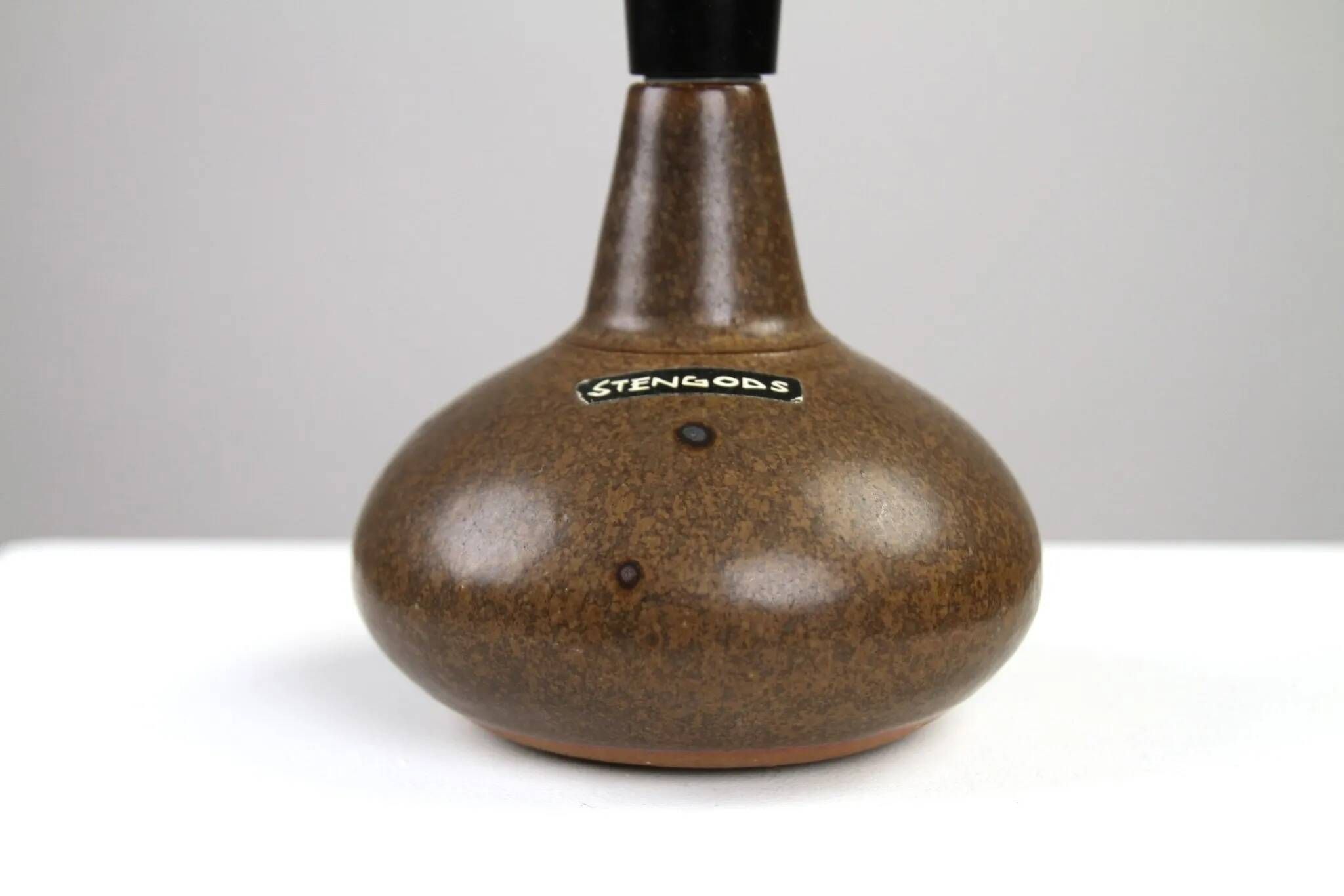 Stoneware Table Lamp by Rolf Palm — Mölle, Sweden, 1970s