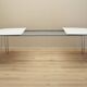 White table, Italian design, 1990s, production: Italy