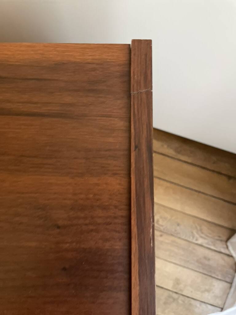 Rosewood office cabinet from the 1970s.