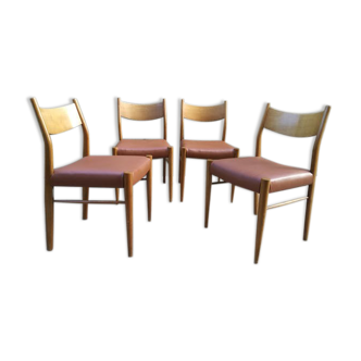 4 vintage chairs by Gessef