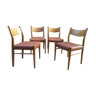 4 vintage chairs by Gessef