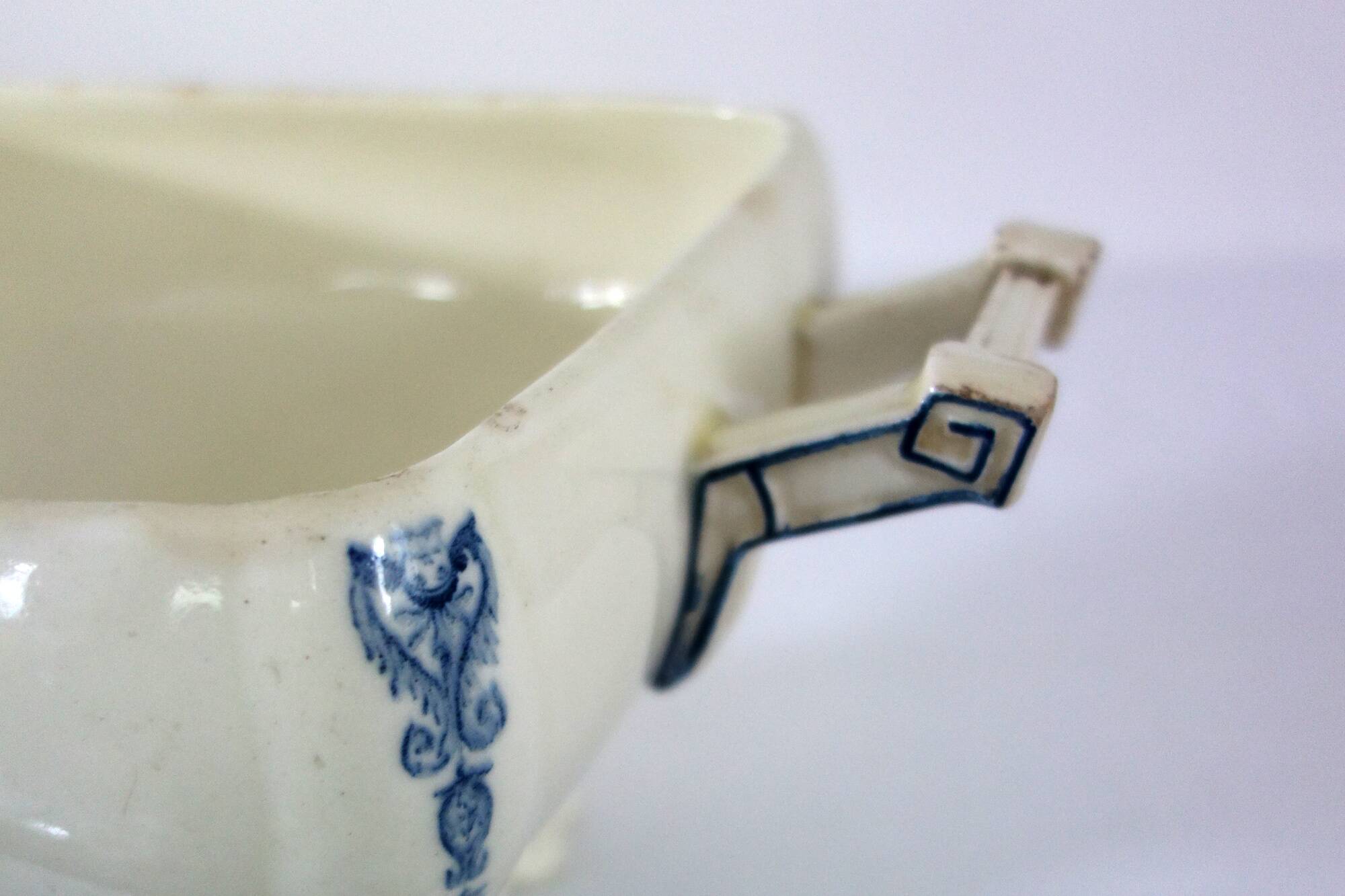 Large Renaissance earthenware tureen from Clairefontaine JS & Cie, 19th century.
