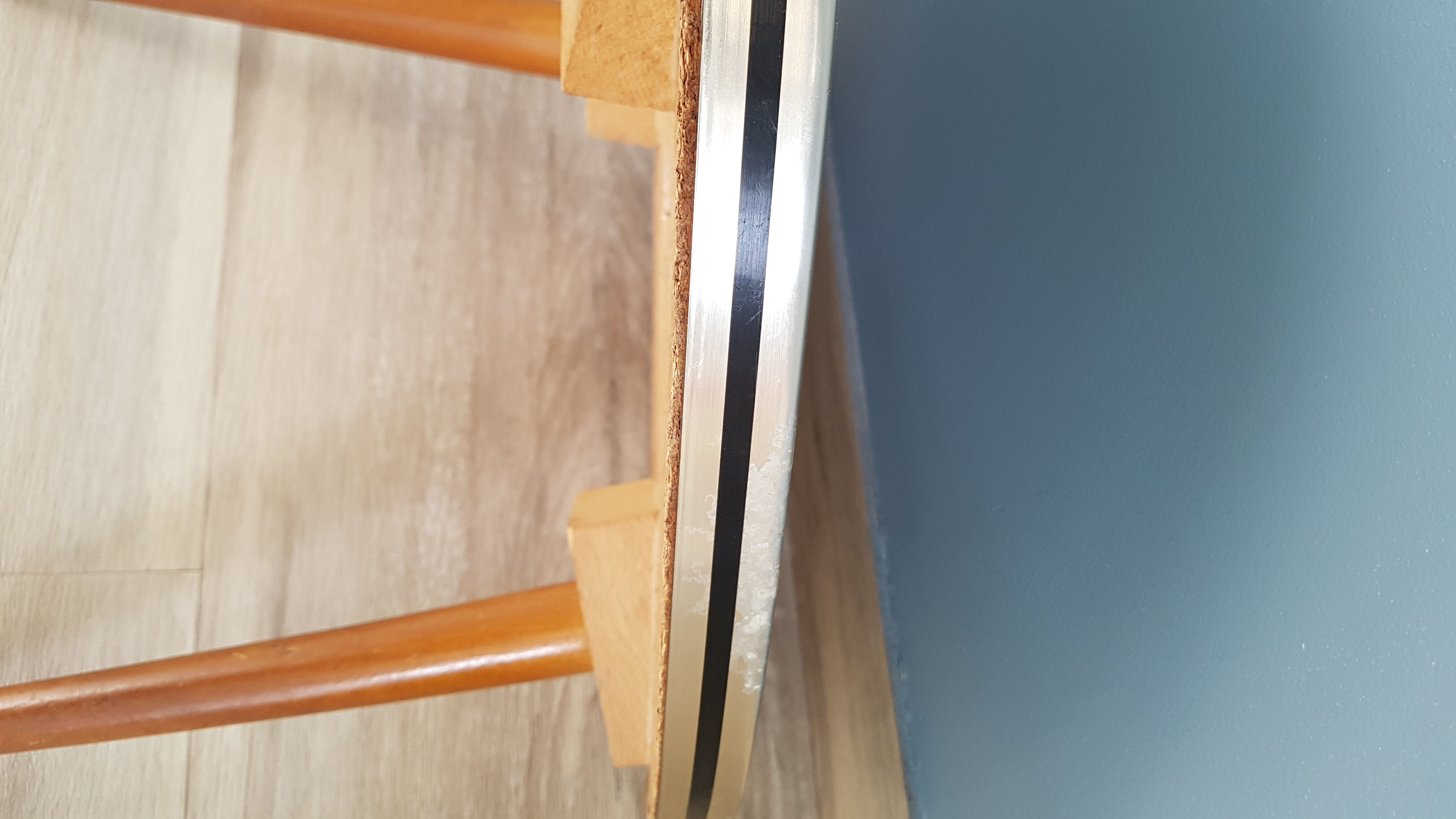 Vintage plant holder formica, tripod, pedestal table