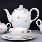 Vintage Volkstedt Germany Porcelain Tea & Caffee Set with Creamer and Sugar