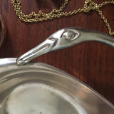 Vide-poche statuette en laiton vintage