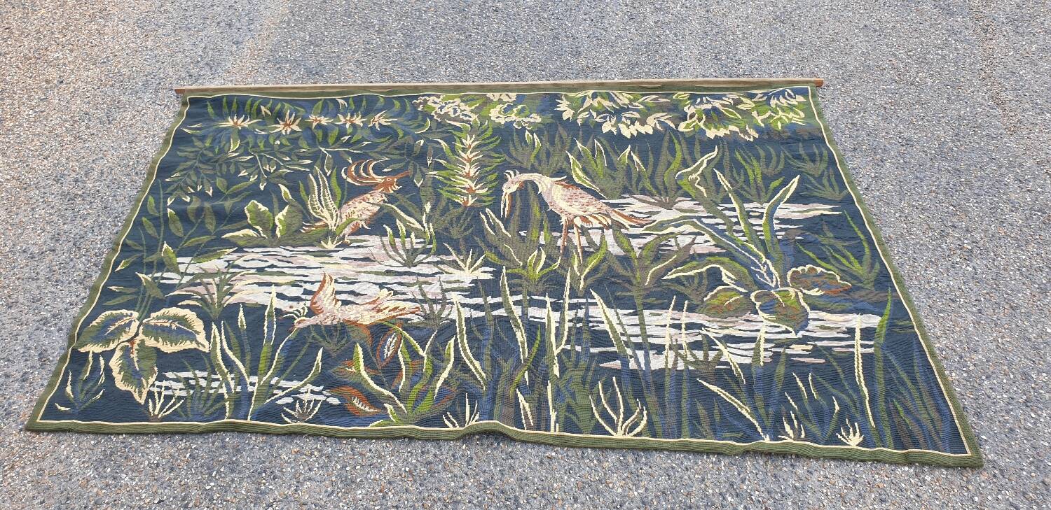 Contemporary seventies tapestry