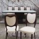 Dining Room Table and Mahogany Chairs by Fratelli Rigamonti, 1950s, Set of 7