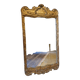 Golden wood mirror