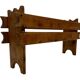 Vintage brutalist planter plant box sixties design wood