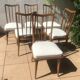6 charles ramos chairs - 50s/60s