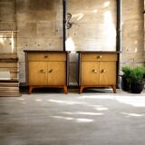 Set of 2 vintage mini cabinets/bedside tables