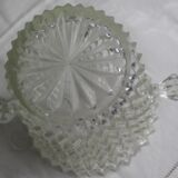 Seau à glaçons en verre moulé
