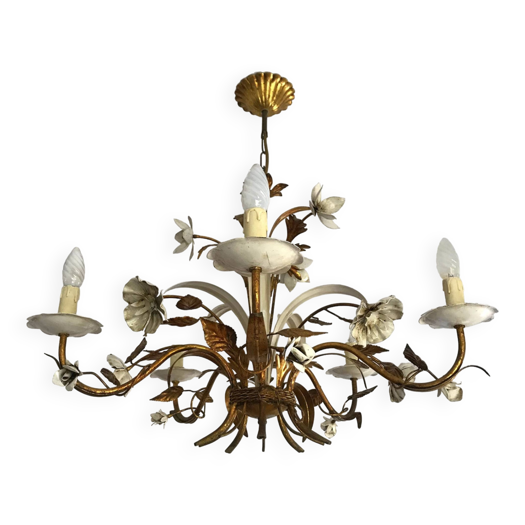 Vintage pendant light by Hans Kogl