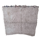 Moroccan Boucherouite rug white - 193 x 177 cm