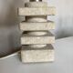 Lamp by Albert Tormos in limestone of the Luberon, Saint Tropez 1970