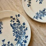 Two antique ironstone plates