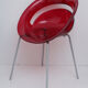 Fauteuil vintage pléxi rouge Arik Levy 1979