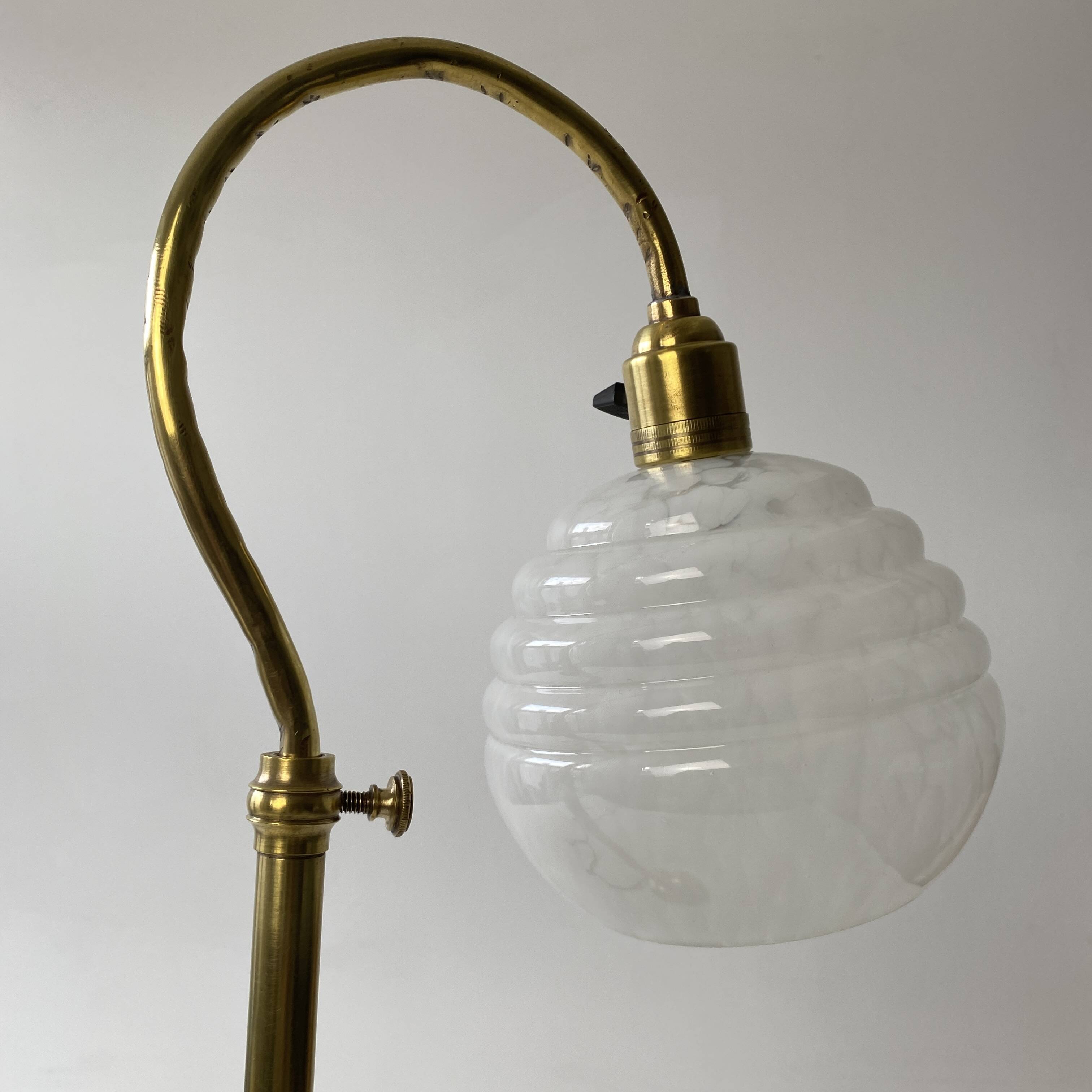 Vintage swan neck desk lamp