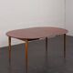 Circular dining table in rosewood, model 'PJ 2-5' by Grete Jalk