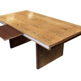 Vintage executive desk - large desk wenge 70s design