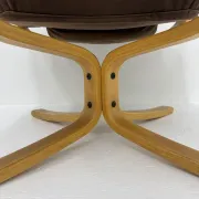 Falcon leather lounge chair by Sigurd Ressel for Vatne Møbler, 1970s