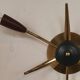 Brass Sputnik ceiling or wall light