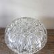 Round flower frog glass 20 holes large format vintage vase