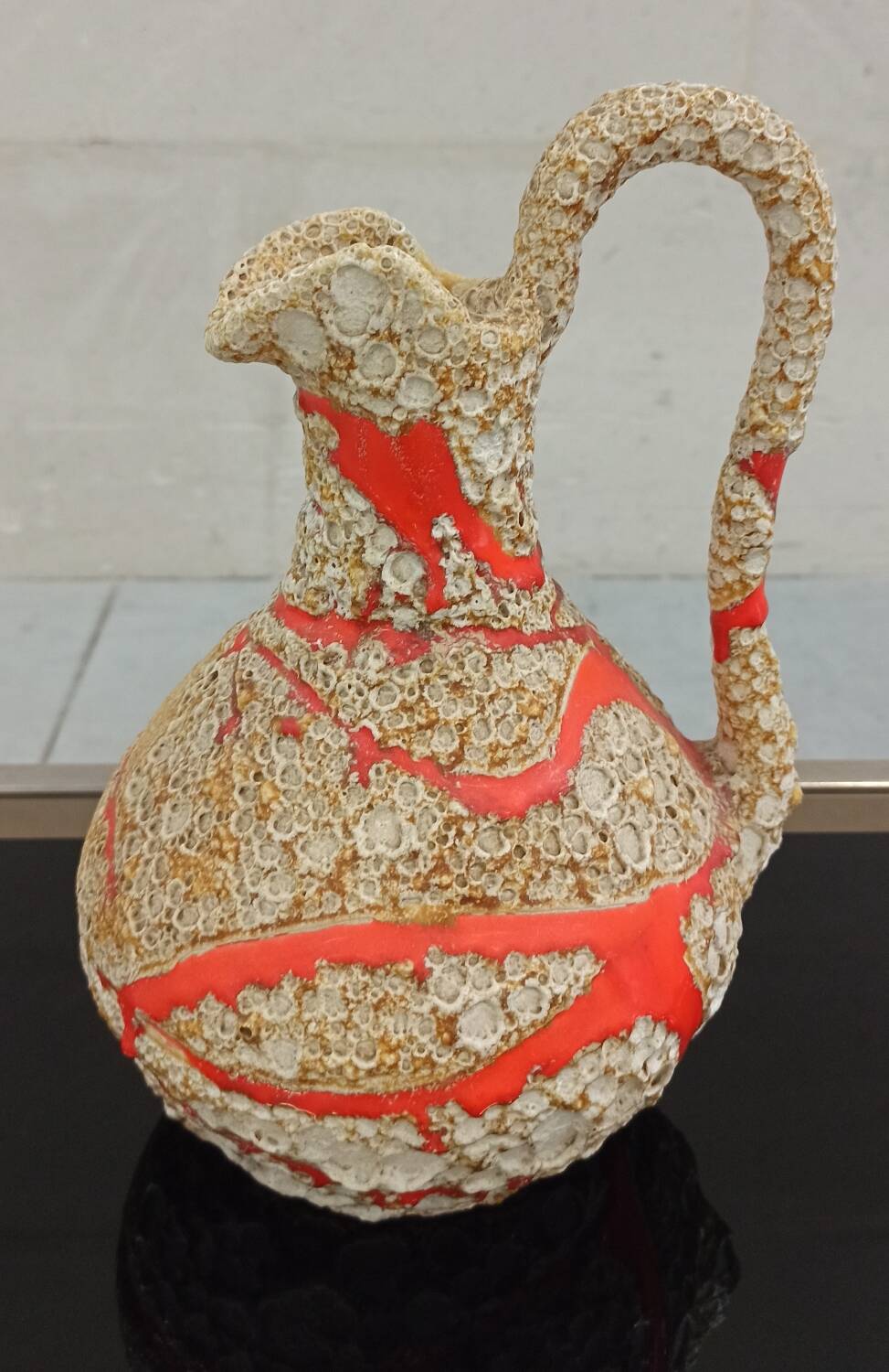 Ceramic vase from Vallauris, 70's