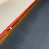 Vintage teak and formica bar with stool