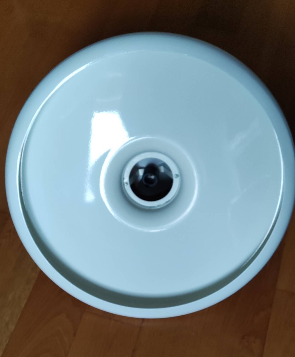 Lita pendant light white lacquered metal xl 60 cm vintage
