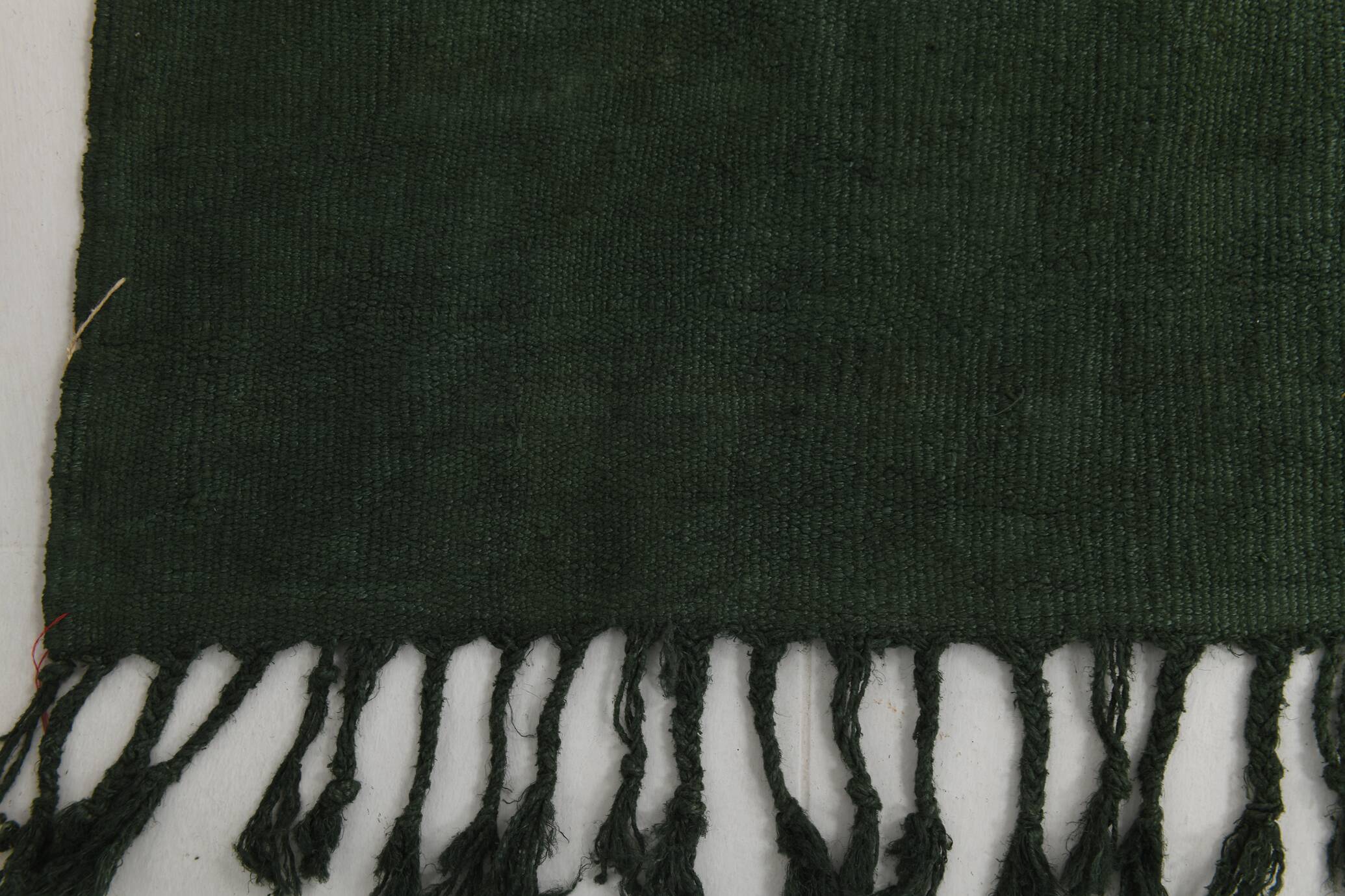 5x7 Green Turkish Kilim Rug, 142x229Cm