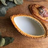 Pilivite porcelain oval pheasant terrine / Pillivuyt