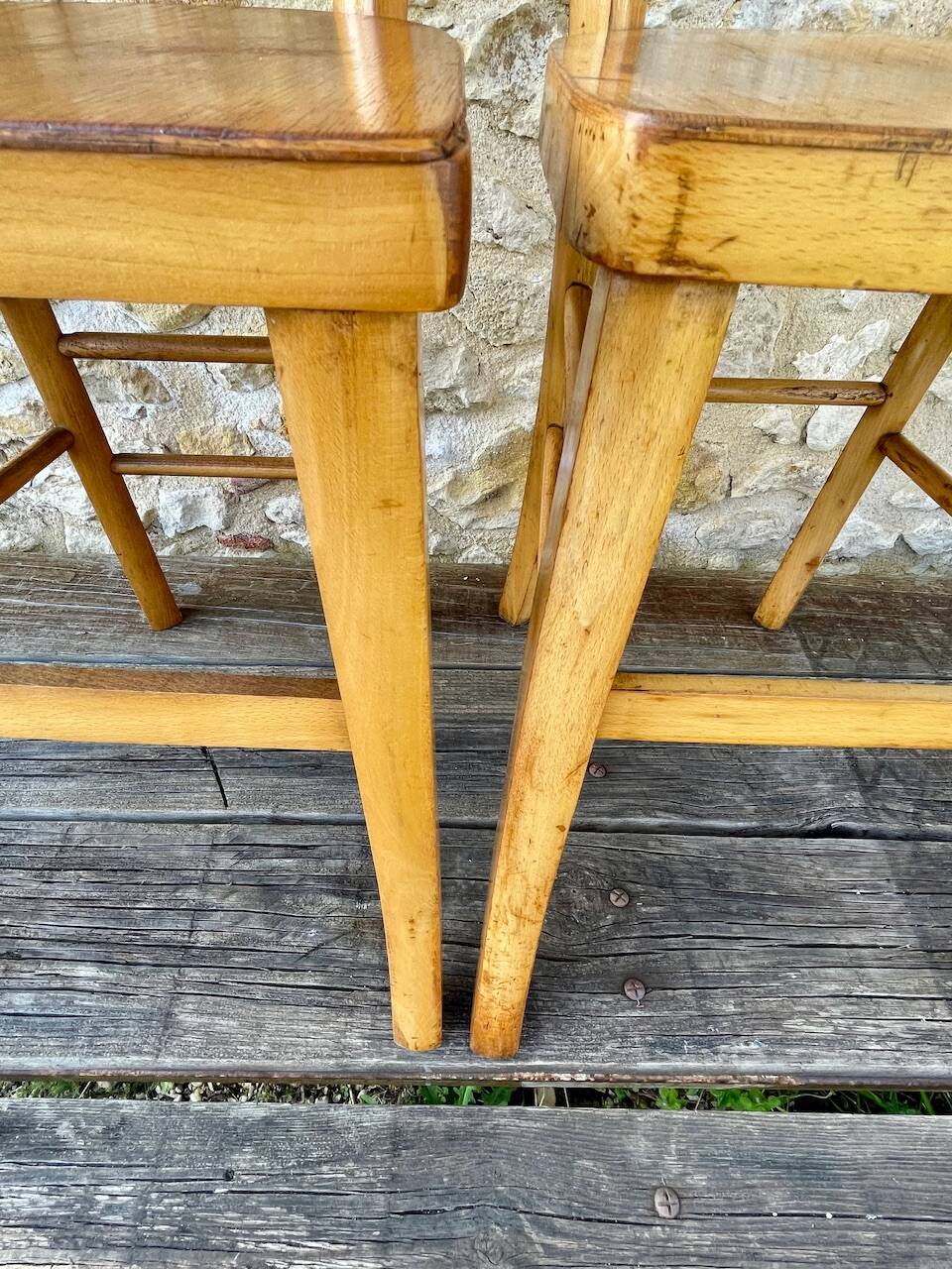 Pair of bistro chairs circa 50s/60s