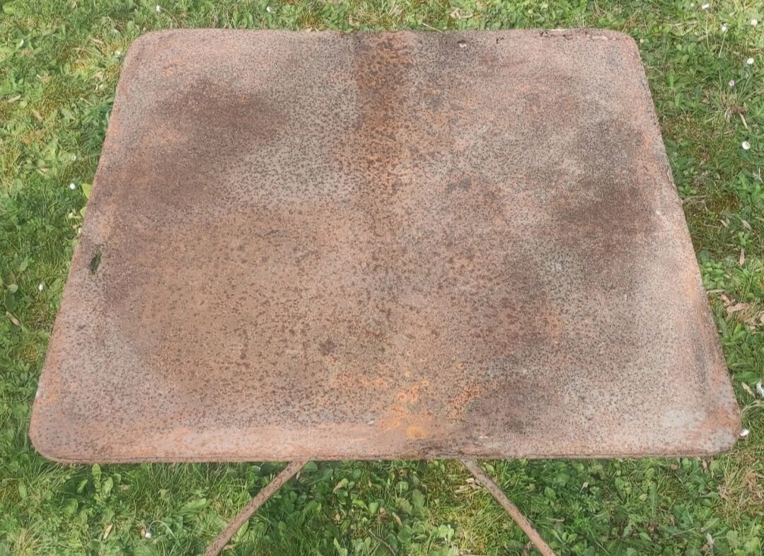 Old garden coffee table