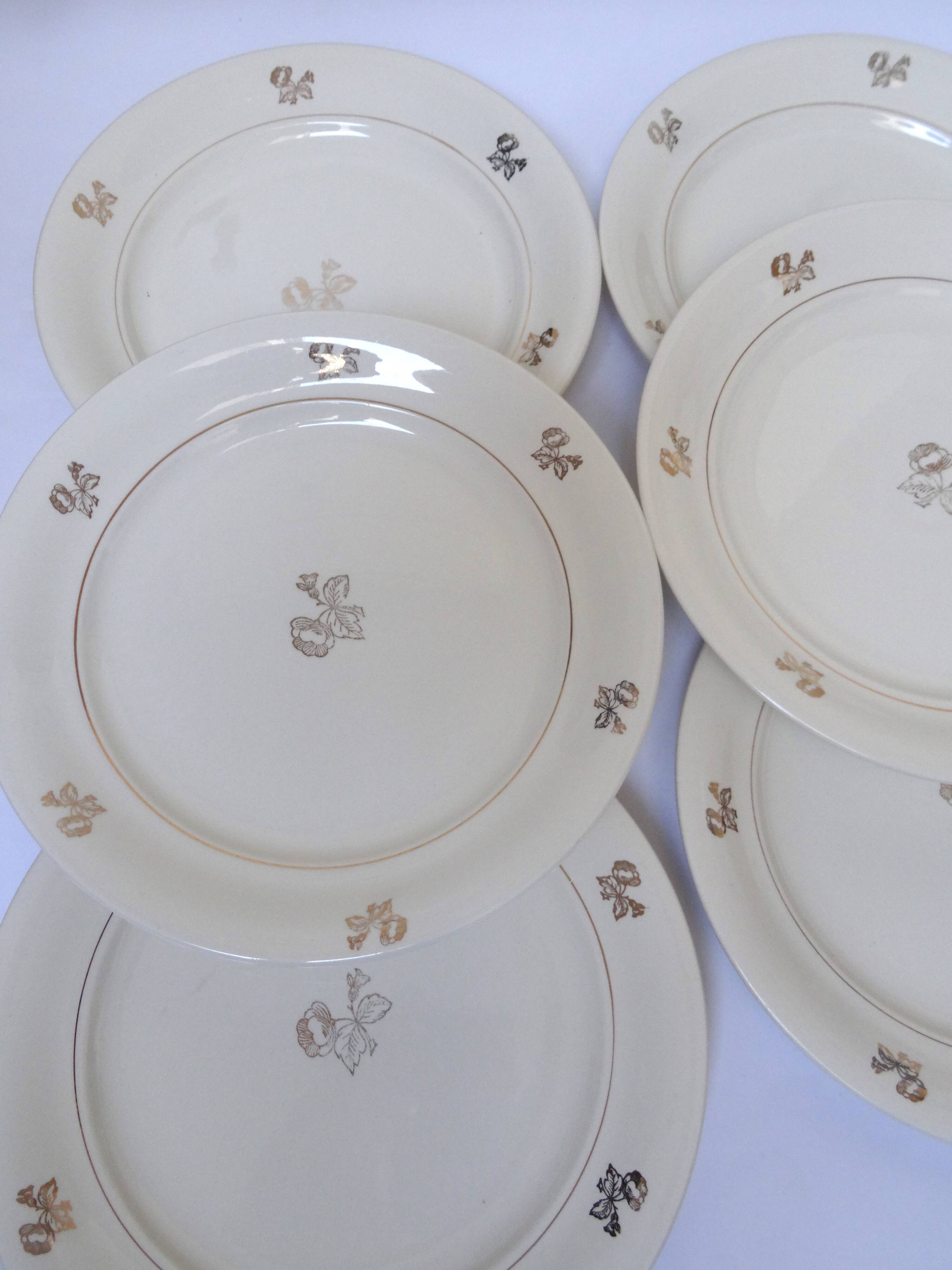 6 flat plates Villeroy & Boch