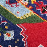 Vintage carpet French Handmade soap 117cm x 174cm 1950s