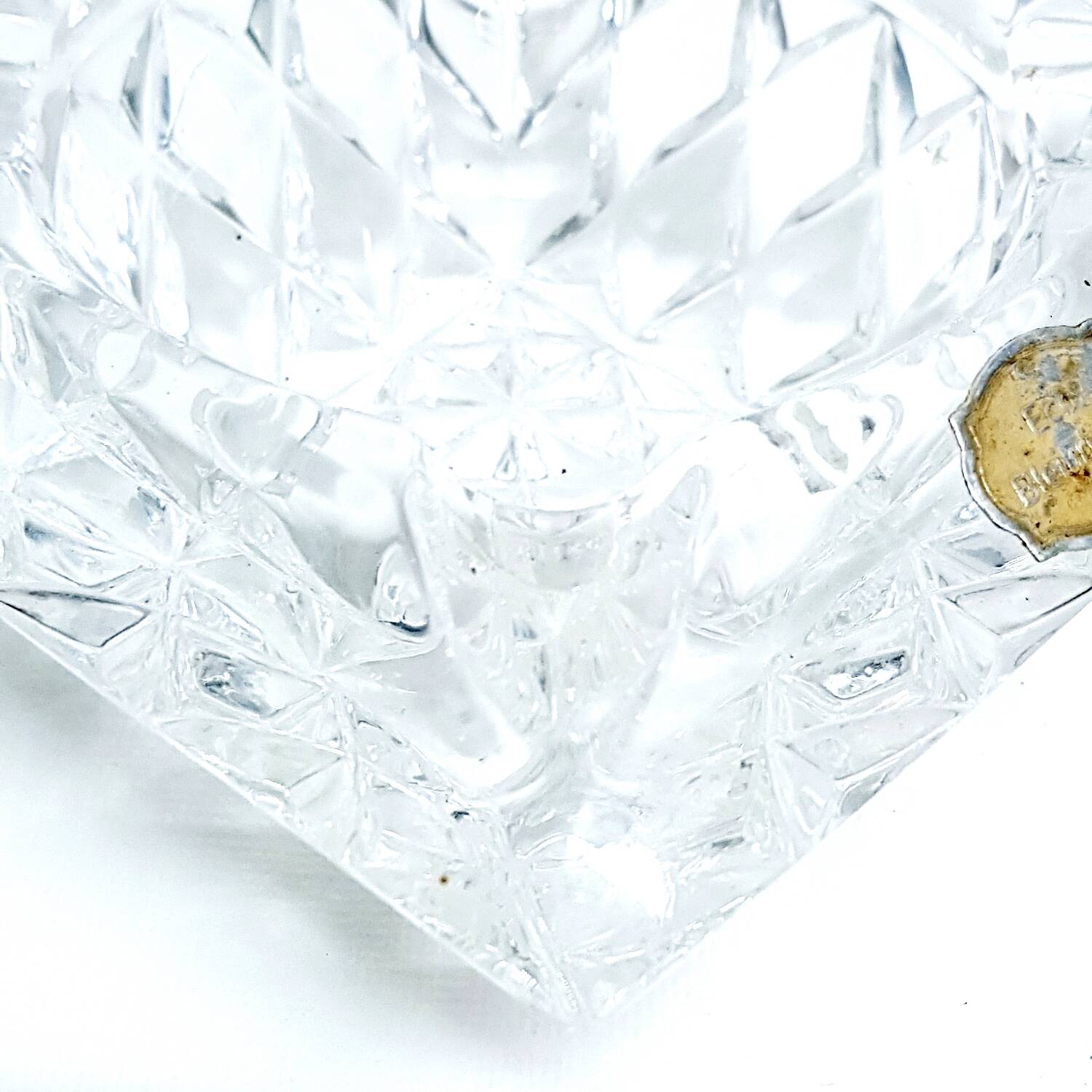 Cendrier en cristal allemand