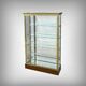 Brass display cabinet with a mirrored back – early 20th century