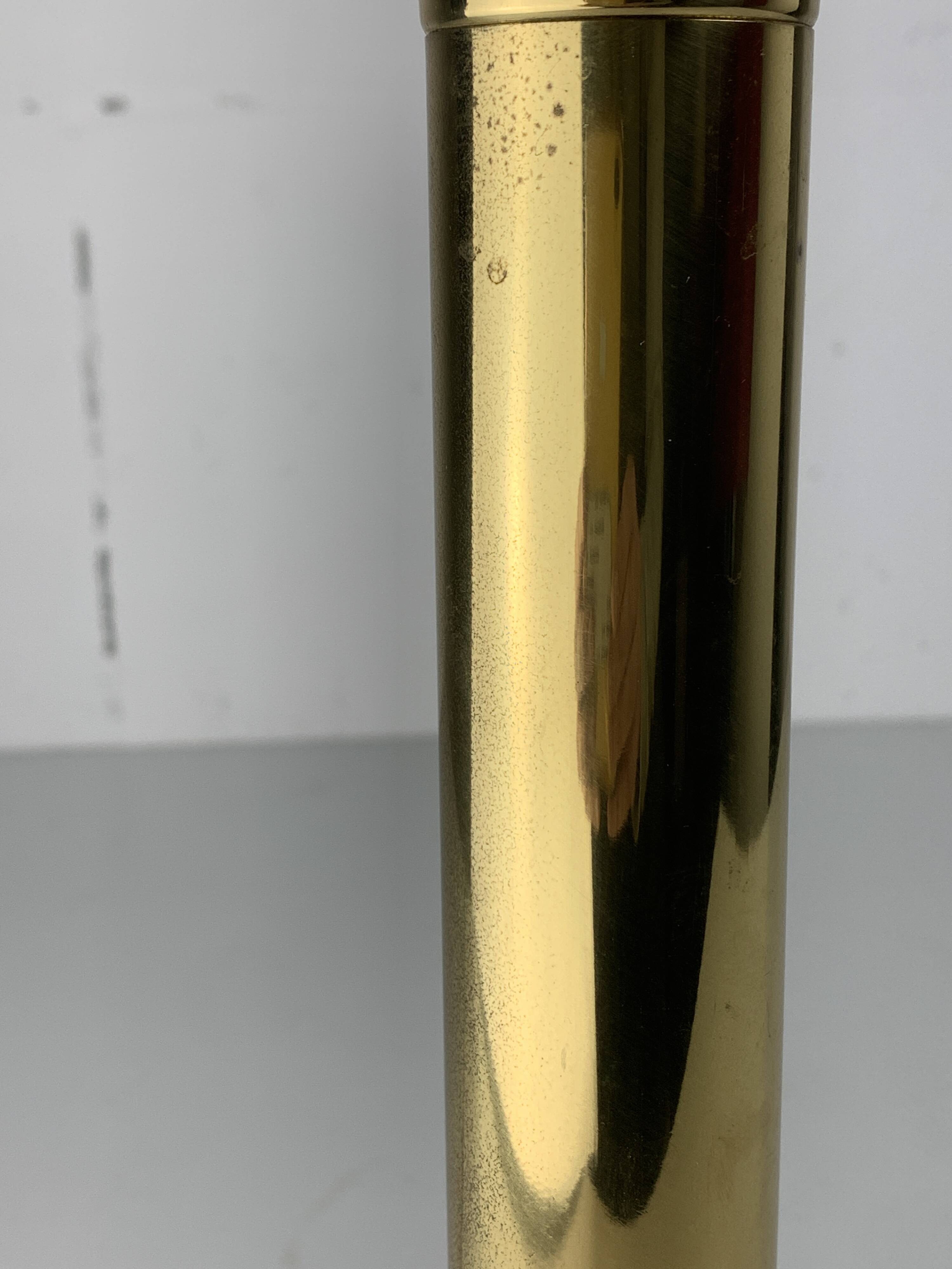 MIDCENTURY HOLLYWOOD REGENCY BRASS MUSHROOM TABLE LAMP VIENNA AUSTRIA 1960S