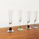 German Champagne Glasses by Regina Kaufmann for Glashagen Hütte, Set of 4