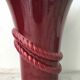 Purple ceramic vase 1960