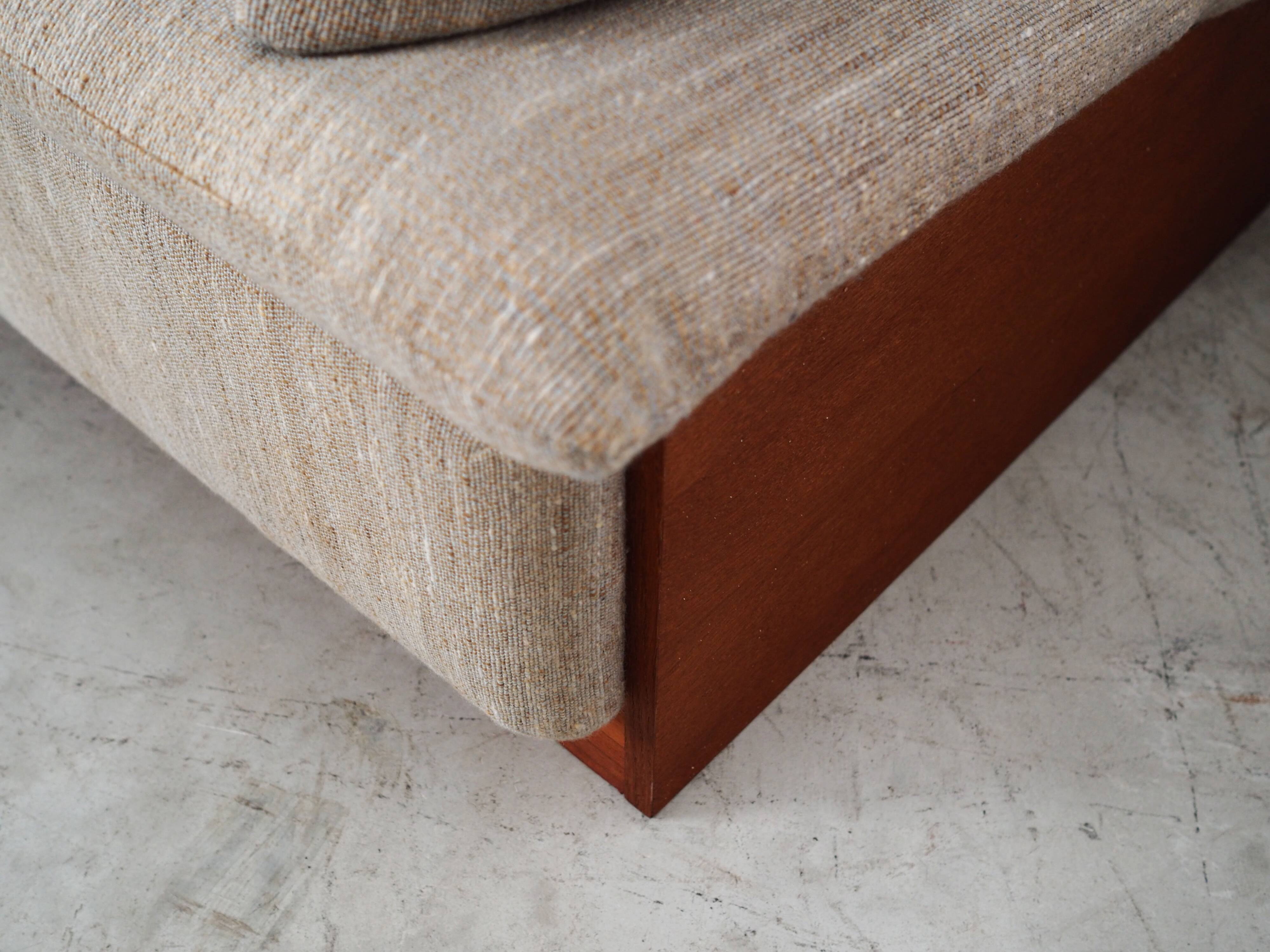 Teak sofa, Danish design, 1970s, production: Denmark